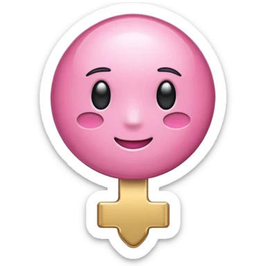 Can you make a pink pin to use for makeup list sticker