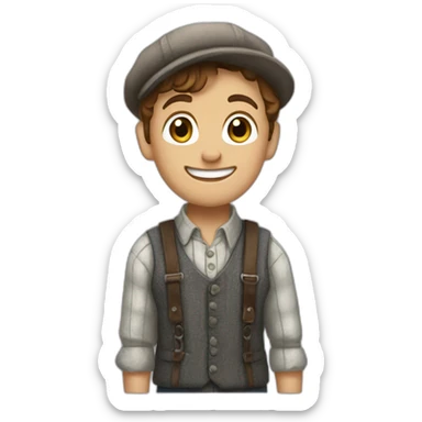 Crutchie newsies sticker