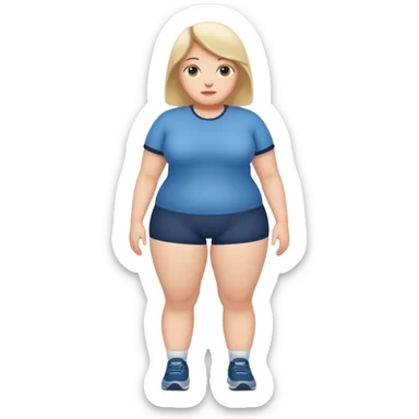 Thicc thighs sticker