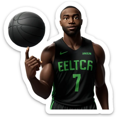 basketball player in sportswear sticker