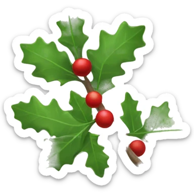 Mistletoe sticker