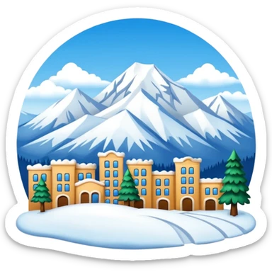 Haz la ciudad de Colorado nevando sticker