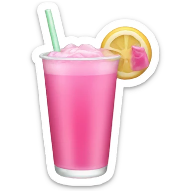 Pink drink sticker