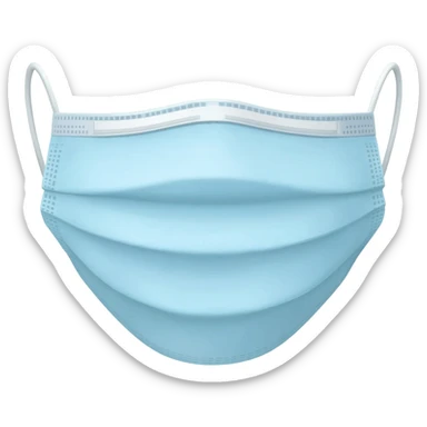 Face mask sticker