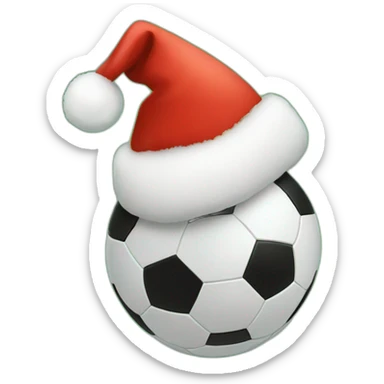 world cup in a christmas style sticker