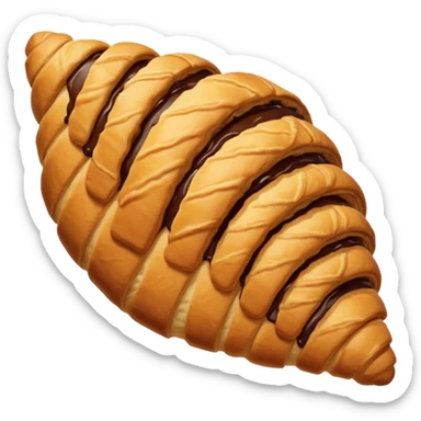 Chocolate croissant  sticker