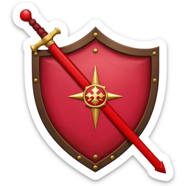 brasão sangrando medieval rosa de sangue vermelha sticker