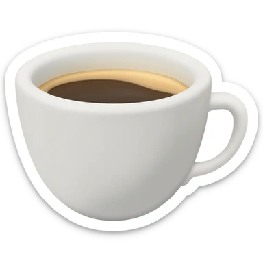 cup of coffee sticker