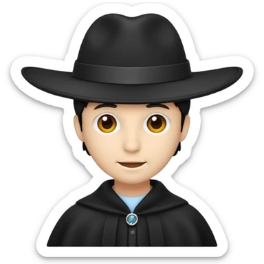 Black hat 🧢 sticker