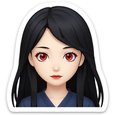 Anime Dragon Lady She/Her sticker