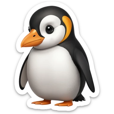 bombastic side eyeing penguin suspicious  sticker