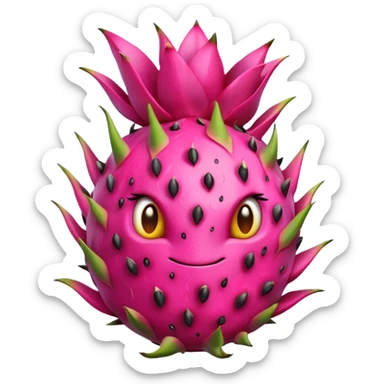 Dragon fruit  sticker
