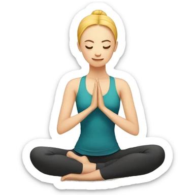 doing yoga in vietnam sticker