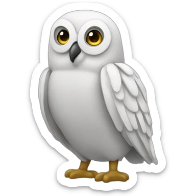 Búho científico sticker