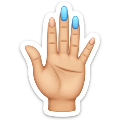 Fingers crossed  sticker