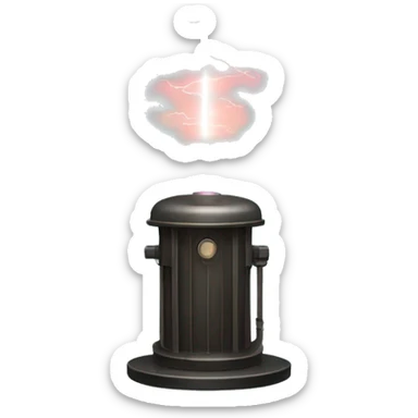 Nikola Tesla coil sticker