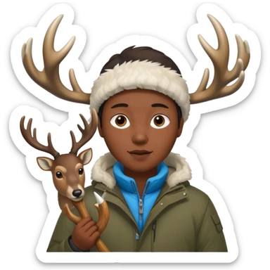 Inuits deer
 sticker