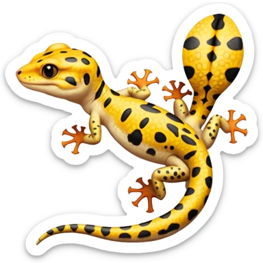 leopard gecko sticker