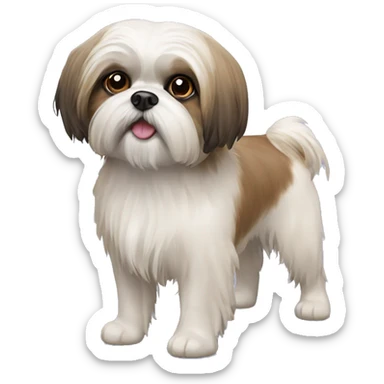 Shih tzu mix dog sticker