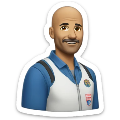 mauricio-bald-60-years sticker