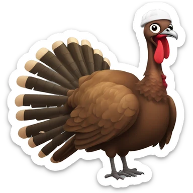 Turkey hunting sticker
