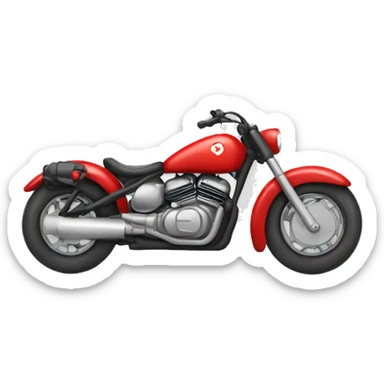 motoboy red bag sticker