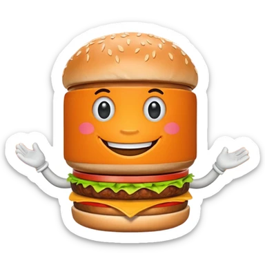 The Hungry Jack's Mascot sticker