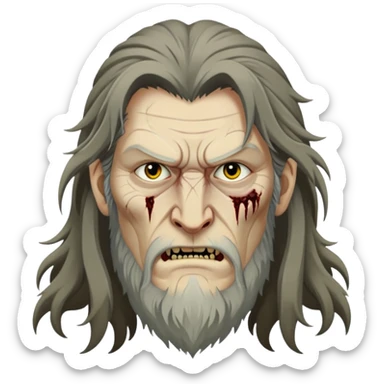 Fenrir Greyback in harry potter sticker