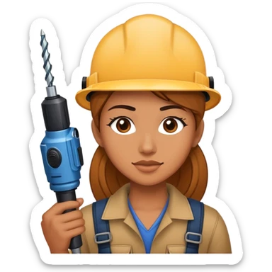 Nija with drill sticker