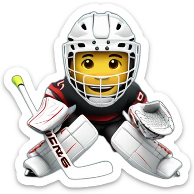 hockey goalie sticker