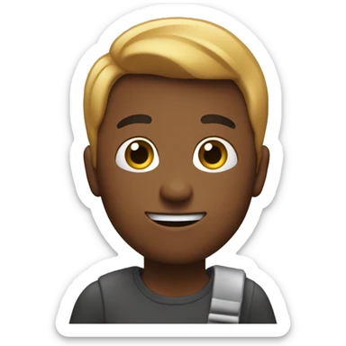 Me picking up poop sticker