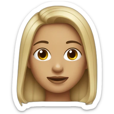 Woman wearing bikini sticker