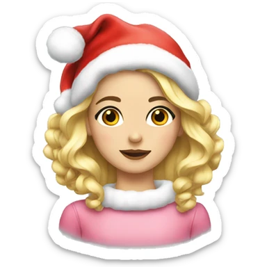 Girly Xmas sticker