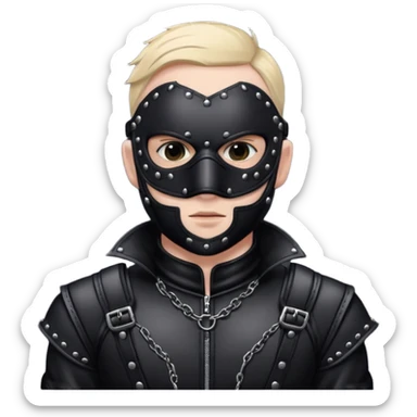 Male BDSM clothing, only the clothing is retained, excluding the head and body. sticker