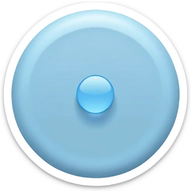 pastel blue bullet point sticker