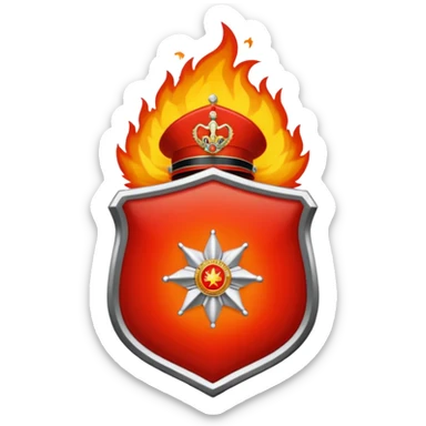 Crea l'emoji della granata fiammante dei Carabinieri Italiani sticker