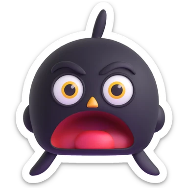 IShowSpeed surprised face, wide eyes sticker