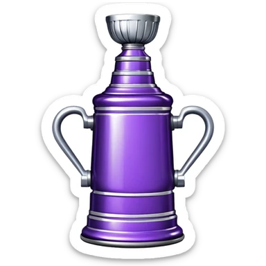 Stanley Cup purple sticker