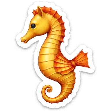 seahorse emoji sticker