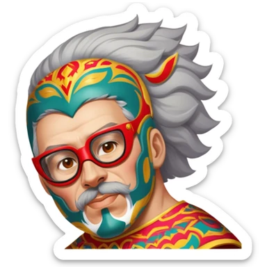 Luchador sticker