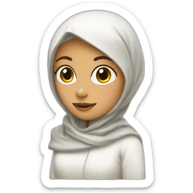 Fille-musulmane-cours sticker