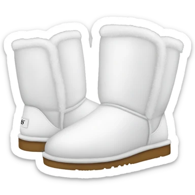 White uggs  sticker