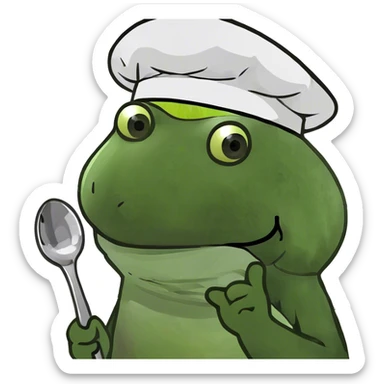 Salad with noodle and tomato sticker