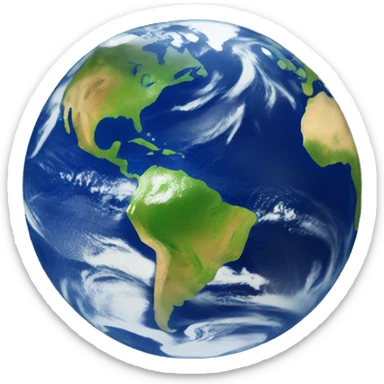 Earth sticker