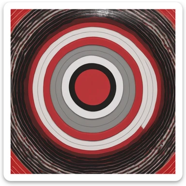 Target bullseye sticker