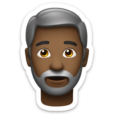 a an who takes a deep breath sticker