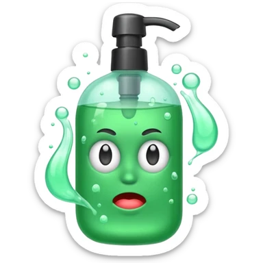 toxic shampoo sticker