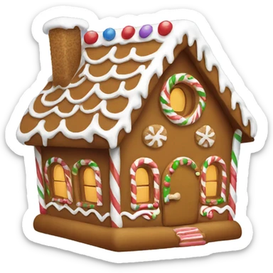Gingerbread house  sticker
