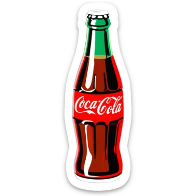 vintage Coca Cola advertisement from the 1950s sticker