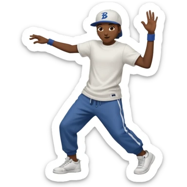 hip hop dancing sticker